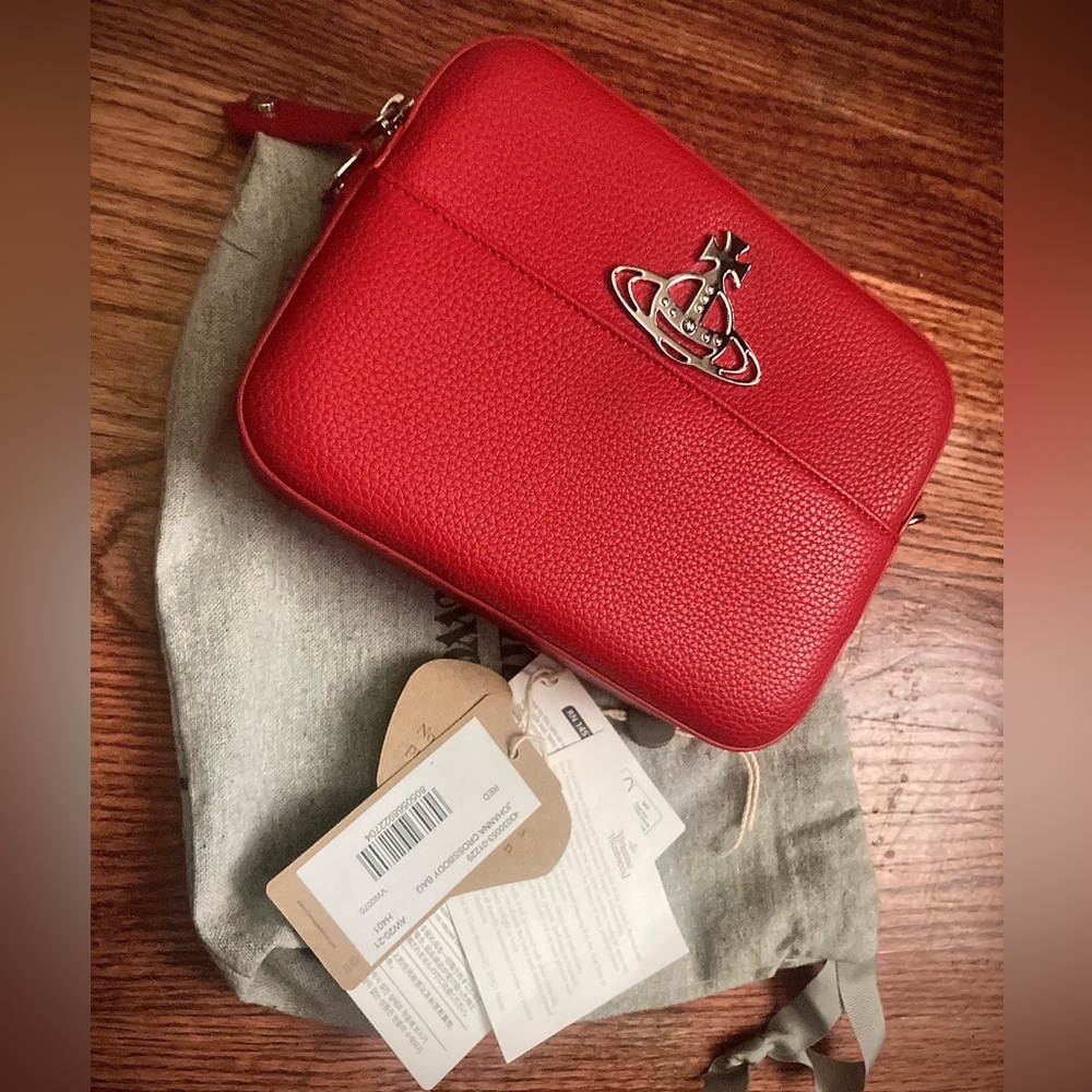 BNWT Vivienne Westwood RED “Johanna” Crossbody Bag